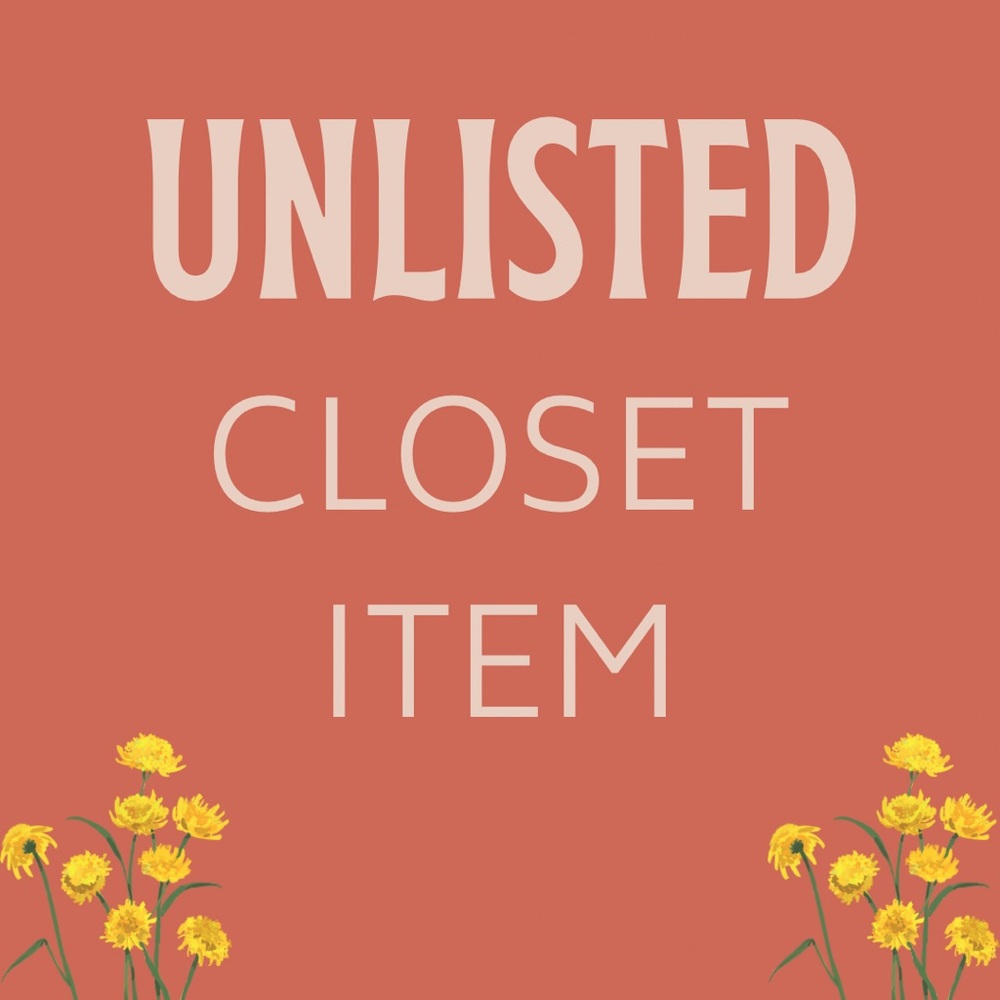 Unlisted Closet Item